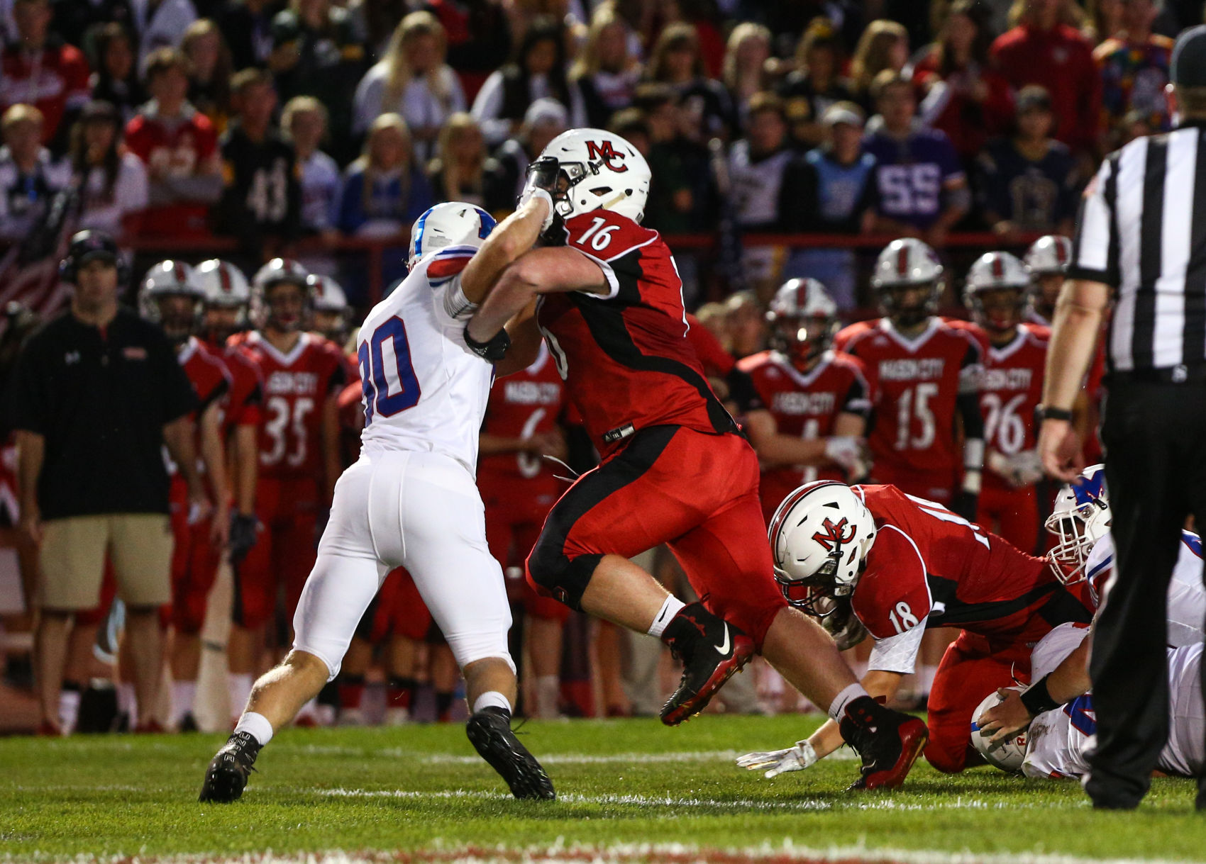 Mason City vs Marshalltown football - Gorder 1